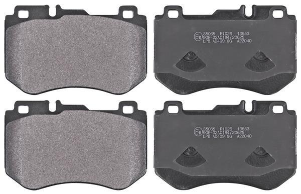 Jogo de 4 pastilhas de travão A.B.S. ALL BRAKE SYSTEMS BV. ref. 35065