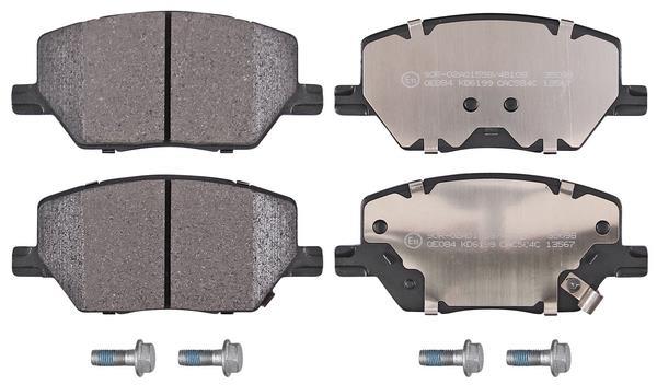 Jogo de 4 pastilhas de travão A.B.S. ALL BRAKE SYSTEMS BV. ref. 35098
