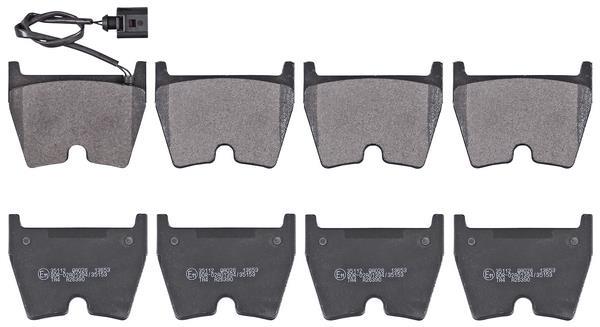 Jeu de 4 plaquettes de frein A.B.S. ALL BRAKE SYSTEMS BV. 35112