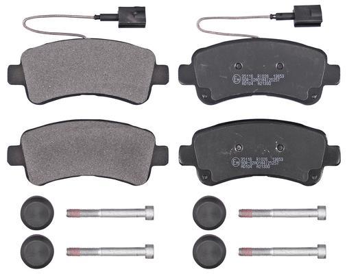 Jeu de 4 plaquettes de frein A.B.S. ALL BRAKE SYSTEMS BV. 35116