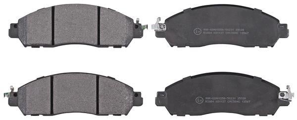 Jeu de 4 plaquettes de frein A.B.S. ALL BRAKE SYSTEMS BV. ref. 35128