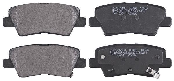 Jogo de 4 pastilhas de travão A.B.S. ALL BRAKE SYSTEMS BV. ref. 35133
