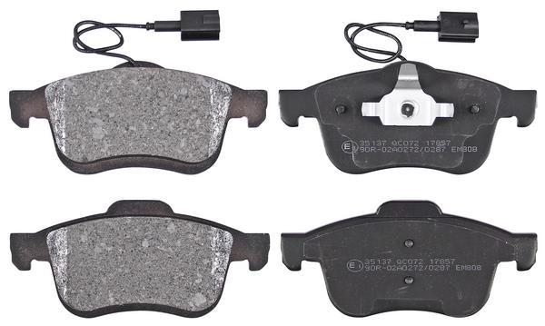 Jogo de 4 pastilhas de travão A.B.S. ALL BRAKE SYSTEMS BV. ref. 35137