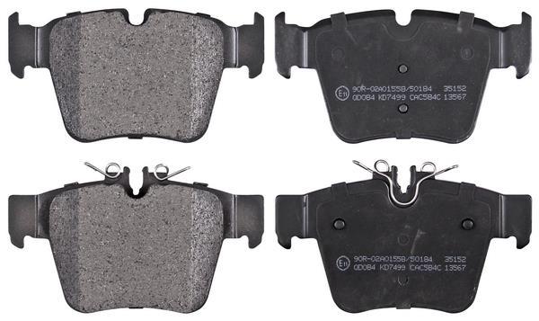 Jogo de 4 pastilhas de travão A.B.S. ALL BRAKE SYSTEMS BV. ref. 35152