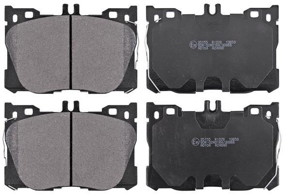 Jogo de 4 pastilhas de travão A.B.S. ALL BRAKE SYSTEMS BV. ref. 35155