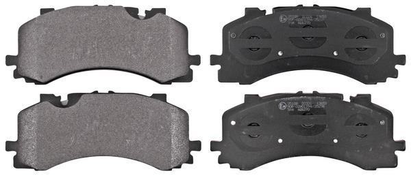 Jeu de 4 plaquettes de frein A.B.S. ALL BRAKE SYSTEMS BV. ref. 35188