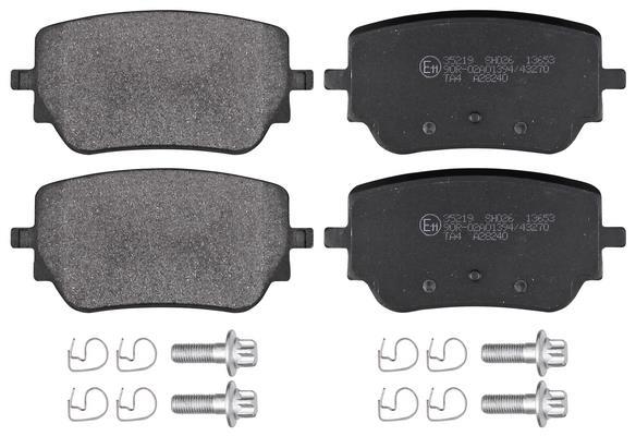 Jeu de 4 plaquettes de frein A.B.S. ALL BRAKE SYSTEMS BV. ref. 35219