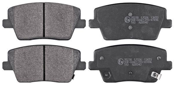 Jogo de 4 pastilhas de travão A.B.S. ALL BRAKE SYSTEMS BV. ref. 35238