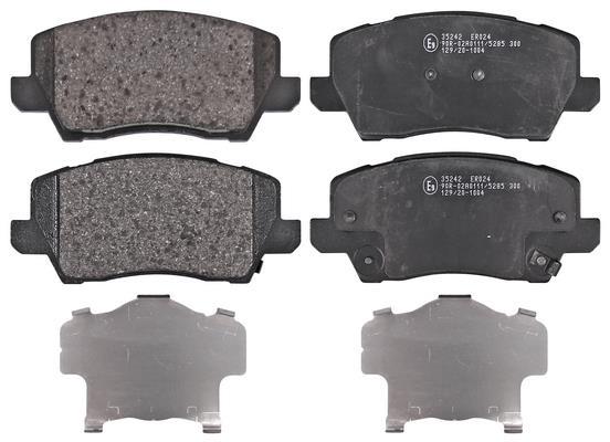 Jeu de 4 plaquettes de frein A.B.S. ALL BRAKE SYSTEMS BV. 35242