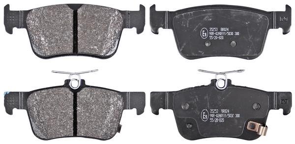 Jeu de 4 plaquettes de frein A.B.S. ALL BRAKE SYSTEMS BV. 35253