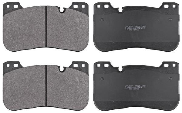 Jeu de 4 plaquettes de frein A.B.S. ALL BRAKE SYSTEMS BV. ref. 35271
