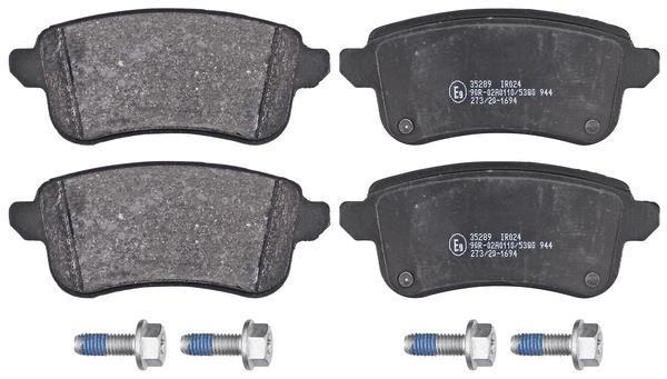 Jogo de 4 pastilhas de travão A.B.S. ALL BRAKE SYSTEMS BV. ref. 35289