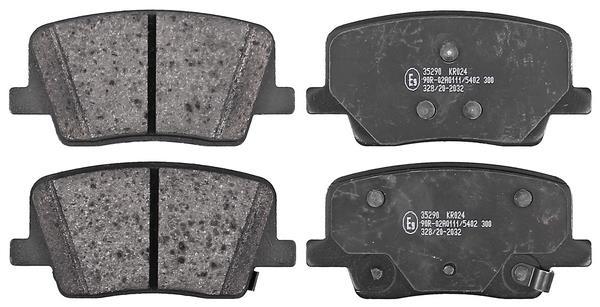 Jeu de 4 plaquettes de frein A.B.S. ALL BRAKE SYSTEMS BV. 35290