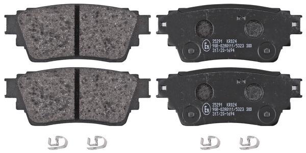 Jogo de 4 pastilhas de travão A.B.S. ALL BRAKE SYSTEMS BV. ref. 35291