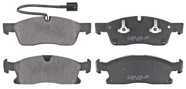 Jeu de 4 plaquettes de frein A.B.S. ALL BRAKE SYSTEMS BV. ref. 35298