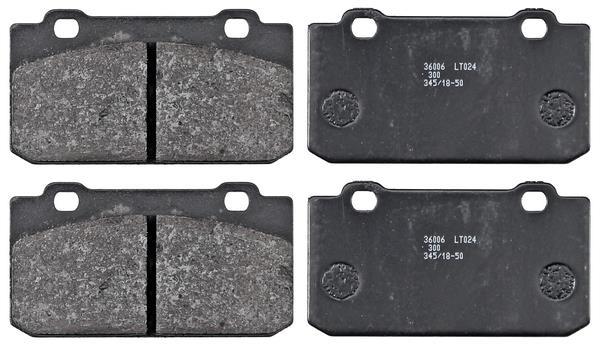 Jogo de 4 pastilhas de travão A.B.S. ALL BRAKE SYSTEMS BV. ref. 36006