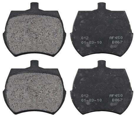 Jogo de 4 pastilhas de travão A.B.S. ALL BRAKE SYSTEMS BV. ref. 36011