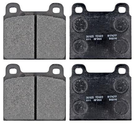 Jogo de 4 pastilhas de travão A.B.S. ALL BRAKE SYSTEMS BV. ref. 36025