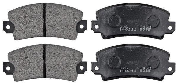 Jeu de 4 plaquettes de frein A.B.S. ALL BRAKE SYSTEMS BV. ref. 36042