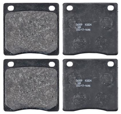 Jogo de 4 pastilhas de travão A.B.S. ALL BRAKE SYSTEMS BV. ref. 36059