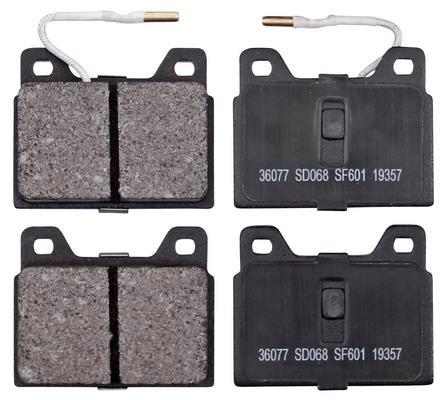 Jogo de 4 pastilhas de travão A.B.S. ALL BRAKE SYSTEMS BV. ref. 36077