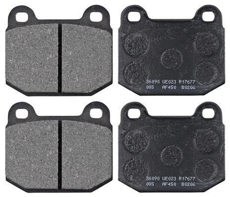 Jogo de 4 pastilhas de travão A.B.S. ALL BRAKE SYSTEMS BV. ref. 36090