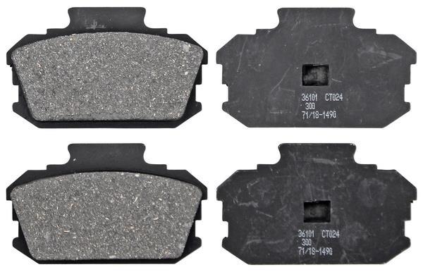 Jogo de 4 pastilhas de travão A.B.S. ALL BRAKE SYSTEMS BV. ref. 36101