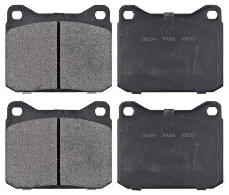Jogo de 4 pastilhas de travão A.B.S. ALL BRAKE SYSTEMS BV. ref. 36104