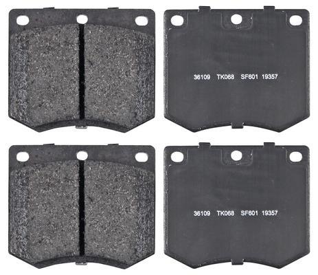 Jogo de 4 pastilhas de travão A.B.S. ALL BRAKE SYSTEMS BV. ref. 36109