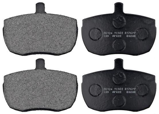 Jogo de 4 pastilhas de travão A.B.S. ALL BRAKE SYSTEMS BV. ref. 36124