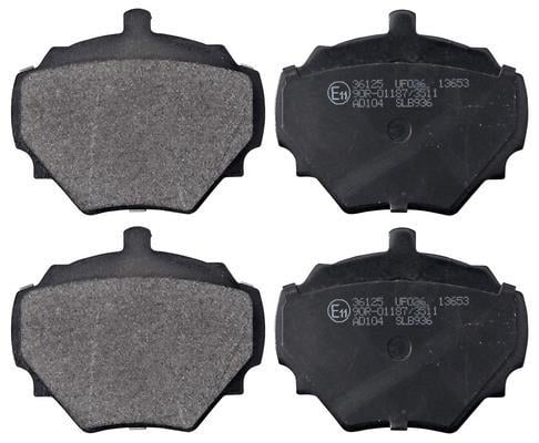 Jogo de 4 pastilhas de travão A.B.S. ALL BRAKE SYSTEMS BV. ref. 36125