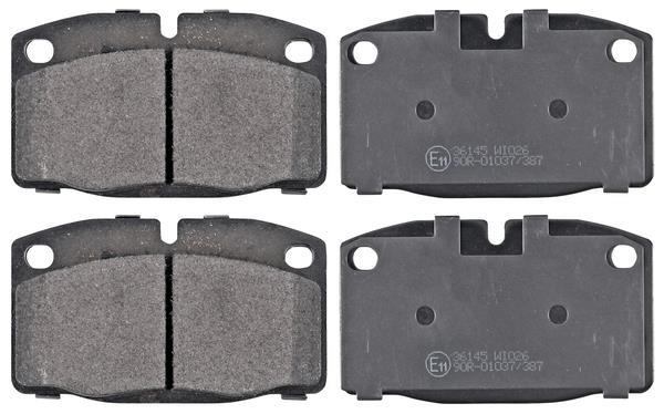Jogo de 4 pastilhas de travão A.B.S. ALL BRAKE SYSTEMS BV. ref. 36145