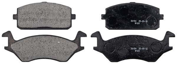 Jogo de 4 pastilhas de travão A.B.S. ALL BRAKE SYSTEMS BV. ref. 36154
