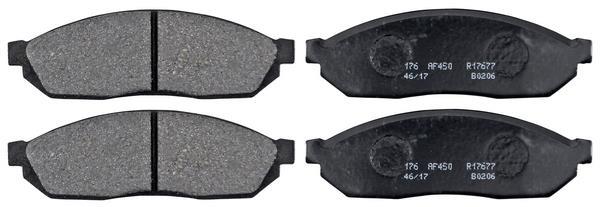 Jogo de 4 pastilhas de travão A.B.S. ALL BRAKE SYSTEMS BV. ref. 36156