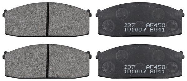 Jeu de 4 plaquettes de frein A.B.S. ALL BRAKE SYSTEMS BV. ref. 36158