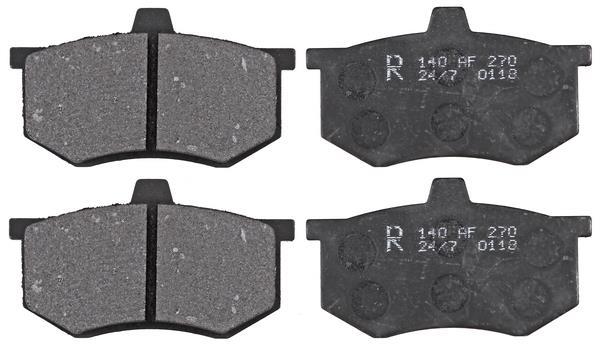 Jogo de 4 pastilhas de travão A.B.S. ALL BRAKE SYSTEMS BV. ref. 36166