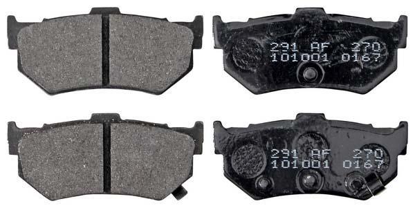 Jeu de 4 plaquettes de frein A.B.S. ALL BRAKE SYSTEMS BV. 36173
