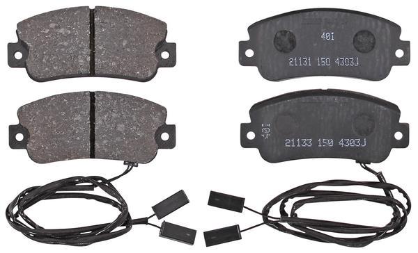 Jogo de 4 pastilhas de travão A.B.S. ALL BRAKE SYSTEMS BV. ref. 36186