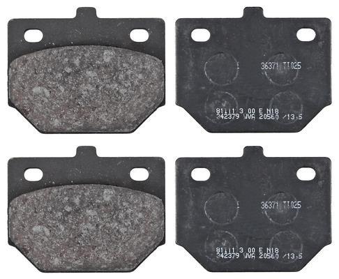 Jogo de 4 pastilhas de travão A.B.S. ALL BRAKE SYSTEMS BV. ref. 36371