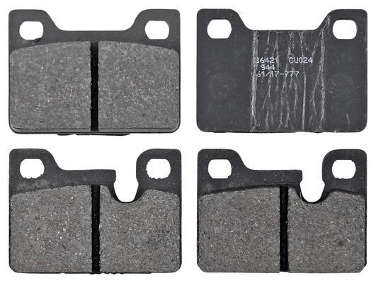 Jogo de 4 pastilhas de travão A.B.S. ALL BRAKE SYSTEMS BV. ref. 36421