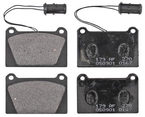 Jeu de 4 plaquettes de frein A.B.S. ALL BRAKE SYSTEMS BV. ref. 36449