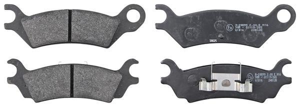 Jogo de 4 pastilhas de travão A.B.S. ALL BRAKE SYSTEMS BV. ref. 36502