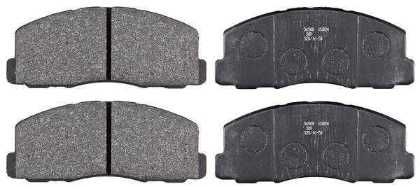 Jogo de 4 pastilhas de travão A.B.S. ALL BRAKE SYSTEMS BV. ref. 36508