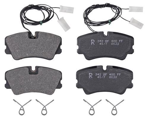 Jeu de 4 plaquettes de frein A.B.S. ALL BRAKE SYSTEMS BV. ref. 36592