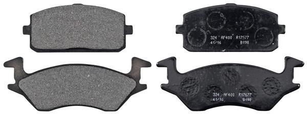 Jogo de 4 pastilhas de travão A.B.S. ALL BRAKE SYSTEMS BV. ref. 36596