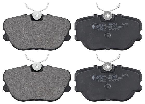 Jogo de 4 pastilhas de travão A.B.S. ALL BRAKE SYSTEMS BV. ref. 36622