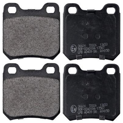 Jogo de 4 pastilhas de travão A.B.S. ALL BRAKE SYSTEMS BV. ref. 36624