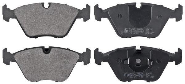 Jeu de 4 plaquettes de frein A.B.S. ALL BRAKE SYSTEMS BV. ref. 36650