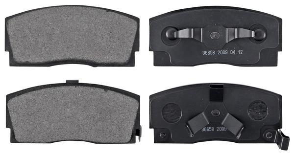Jeu de 4 plaquettes de frein A.B.S. ALL BRAKE SYSTEMS BV. ref. 36658