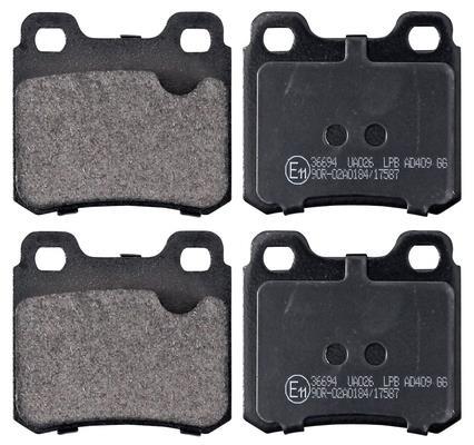 Jogo de 4 pastilhas de travão A.B.S. ALL BRAKE SYSTEMS BV. ref. 36694